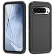 For Google Pixel 9 Life Waterproof Rugged PC + Silicone Phone Case(Black) - Google Cases by PMC TechLife | Online Shopping South Africa | PMC TechLife | Buy Now Pay Later Mobicred