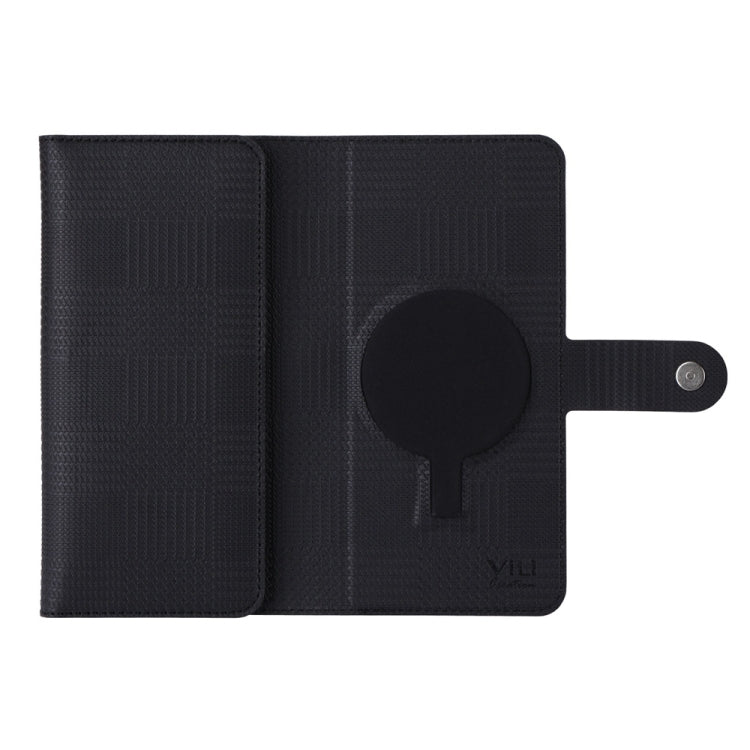 For Samsung Galaxy S24+ 5G ViLi GHA-C Series RFID MagSafe Magnetic Flip Leather Phone Case(Black)