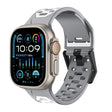 For Apple Watch Ultra 49mm Meteorite Two-color Silicone Watch Band(Grey White) - free shipping - PMc TechLife - Order now!