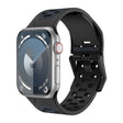 For Apple Watch Series 8 45mm Meteorite Two-color Silicone Watch Band(Black Grey) - free shipping - PMc TechLife - Order now!