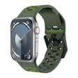 For Apple Watch SE 44mm Meteorite Two-color Silicone Watch Band(Army Green) - free shipping - PMc TechLife - Order now!