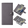 For Samsung Galaxy S24 5G ViLi GHB-C Series RFID MagSafe Magnetic Flip Leather Phone Case(Grey) - free shipping - PMC TechLife - Order now!