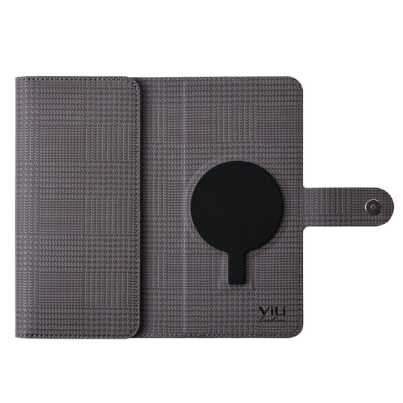 For Samsung Galaxy S24 5G ViLi GHB-C Series RFID MagSafe Magnetic Flip Leather Phone Case(Grey)
