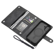 For iPhone 16 ViLi GVS Series MagSafe Magnetic RFID Leather Phone Case(Black)
