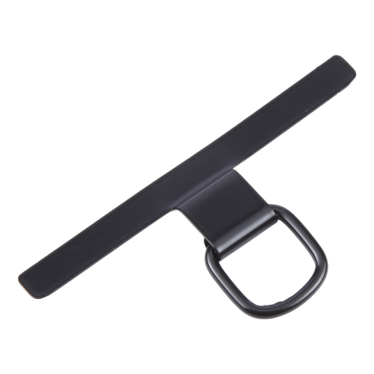 T-shape Metal Mobile Phone Lanyard Fixing Gasket(Black)