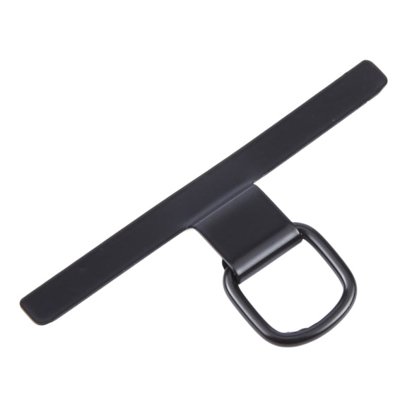T-shape Metal Mobile Phone Lanyard Fixing Gasket(Black)