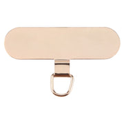 Oval Metal Mobile Phone Lanyard Fixing Gasket(Gold)
