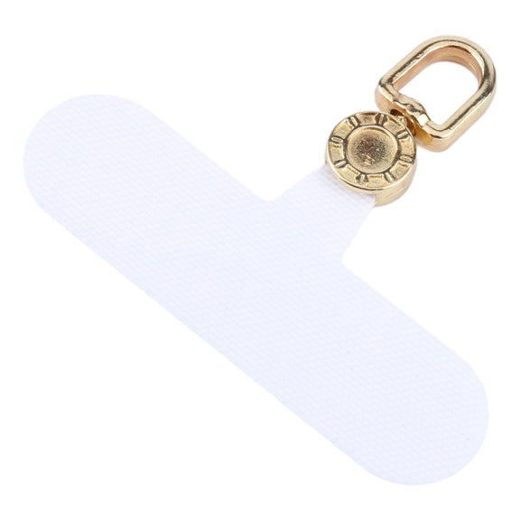 360 Degree Rotation Mobile Phone Lanyard Fixing Gasket(White)