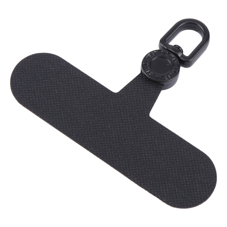 360 Degree Rotation Mobile Phone Lanyard Fixing Gasket(Black)