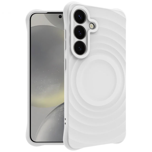 For Samsung Galaxy S25+ 5G IMAK UC-6 Series Manbo Frosting Soft Phone Case(White)