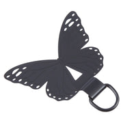 Butterfly Metal Mobile Phone Lanyard Fixing Gasket(Black)
