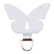 Butterfly Metal Mobile Phone Lanyard Fixing Gasket(Silver)