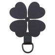 Four-leaf Metal Mobile Phone Lanyard Fixing Gasket(Black) - Lanyards & Wrist Straps by PMc TechLife | Online Shopping South Africa | PMc TechLife | Buy Now Pay Later Mobicred