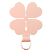 Four-leaf Metal Mobile Phone Lanyard Fixing Gasket(Rose Gold)