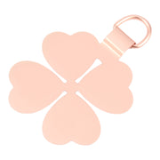 Four-leaf Metal Mobile Phone Lanyard Fixing Gasket(Rose Gold)
