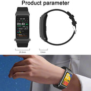 B7 Pro 1.5 inch 2 in 1 Bluetooth Earphone Silicone Strap Smart Watch, Support Heart Rate / Sleep Monitoring(Black)