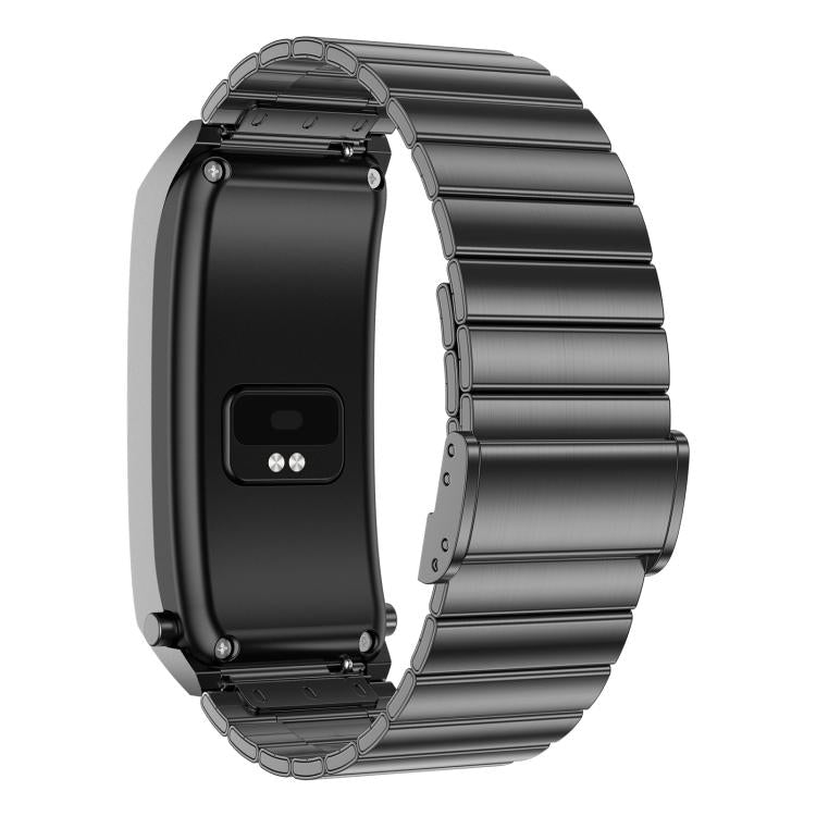 B7 Pro 1.5 inch 2 in 1 Bluetooth Earphone Silicone Strap Smart Watch, Support Heart Rate / Sleep Monitoring(Black)