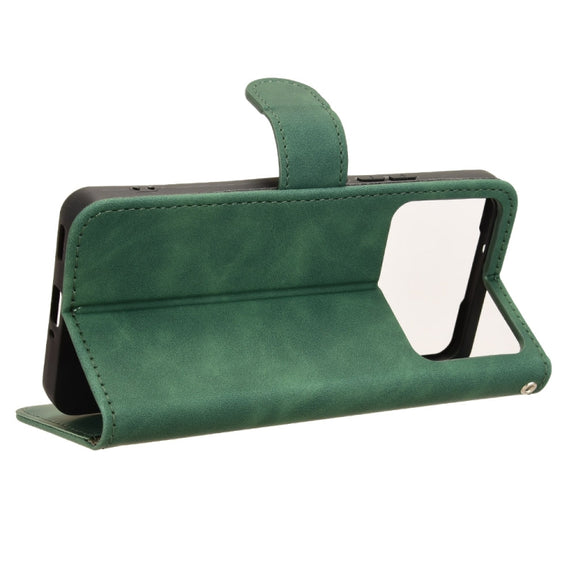 For Redmi K70 Ultra Skin Feel Magnetic Flip Leather Phone Case(Green)