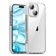 For iPhone 16 TPE Airbag TPU+ PC Full Coverage Phone Case(White) - iPhone 16 Cases by PMC TechLife | Online Shopping South Africa | PMC TechLife | Buy Now Pay Later Mobicred