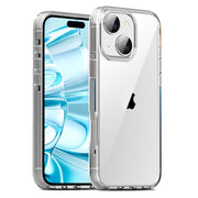 For iPhone 16 TPE Airbag TPU+ PC Full Coverage Phone Case(Transparent)