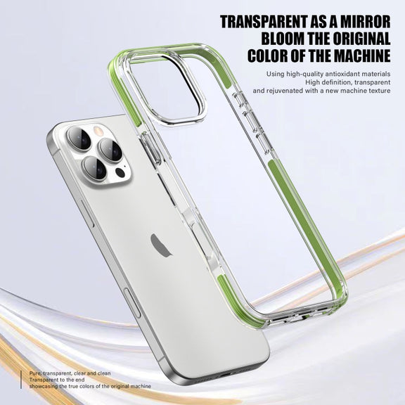 For iPhone 16 Pro Max TPE Airbag TPU+ PC Full Coverage Phone Case(Purple)
