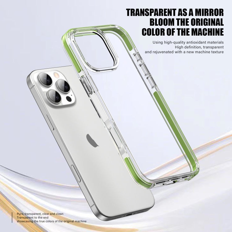 For iPhone 16 Pro Max TPE Airbag TPU+ PC Full Coverage Phone Case(Purple)