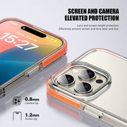 For iPhone 16 Pro Max TPE Airbag TPU+ PC Full Coverage Phone Case(Purple)