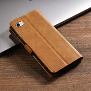 For iPhone 16e N.BEKUS CSJ-P1 Solid Color Leather Phone Case(Brown)