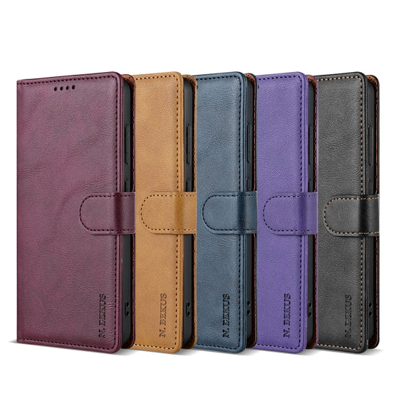 For iPhone 16 Pro N.BEKUS CSJ-P1 Solid Color Leather Phone Case(Black)