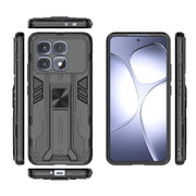 For Redmi K70 Ultra 5G Global Supersonic PC + TPU Holder Phone Case(Black)