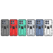 For Redmi K70 Ultra 5G Global Supersonic PC + TPU Holder Phone Case(Black)