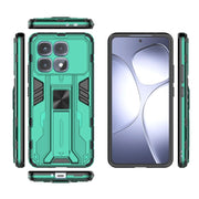 For Redmi K70 Ultra 5G Global Supersonic PC + TPU Holder Phone Case(Green)