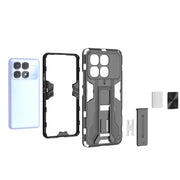 For Redmi K70 Ultra 5G Global Supersonic PC + TPU Holder Phone Case(Green)