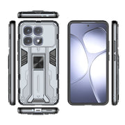 For Redmi K70 Ultra 5G Global Supersonic PC + TPU Holder Phone Case(Grey)