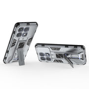 For Redmi K70 Ultra 5G Global Supersonic PC + TPU Holder Phone Case(Grey)