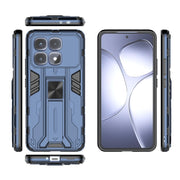 For Redmi K70 Ultra 5G Global Supersonic PC + TPU Holder Phone Case(Blue)