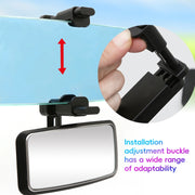 3R-2361 Car Auxiliary Rearview Side Mirror Wide Angle Interior Mirror(Black)