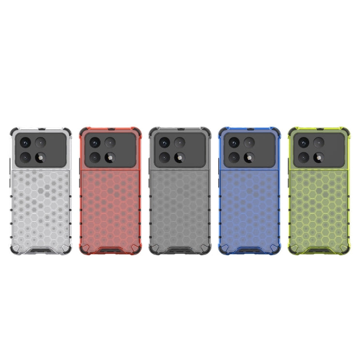 For Redmi K70 Ultra 5G Global Honeycomb Shockproof Phone Case(White)