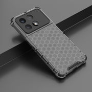 For Redmi K70 Ultra 5G Global Honeycomb Shockproof Phone Case(Black)