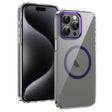 For iPhone 16 Pro Ice Feel HD Transparent MagSafe PC Full Coverage Phone Case(Purple) - iPhone 16 Pro Cases by PMC TechLife | Online Shopping South Africa | PMC TechLife | Buy Now Pay Later Mobicred