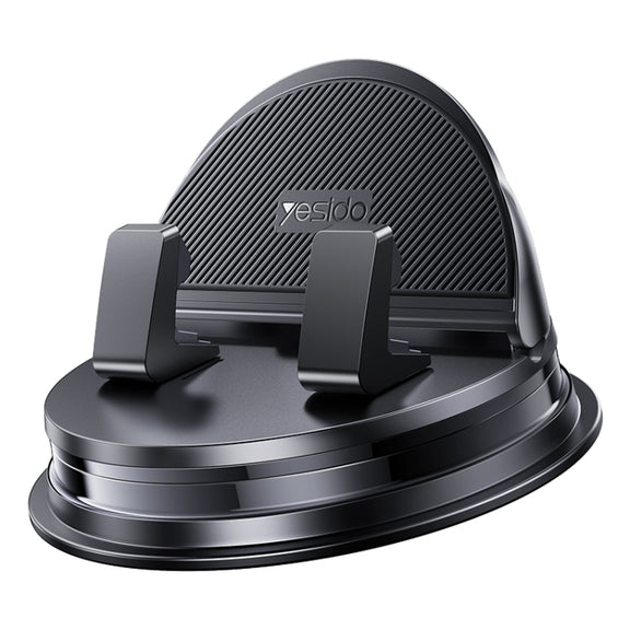 Yesido C268 Car Dashboard 360 Degree Rotating Base Phone Holder(Black)