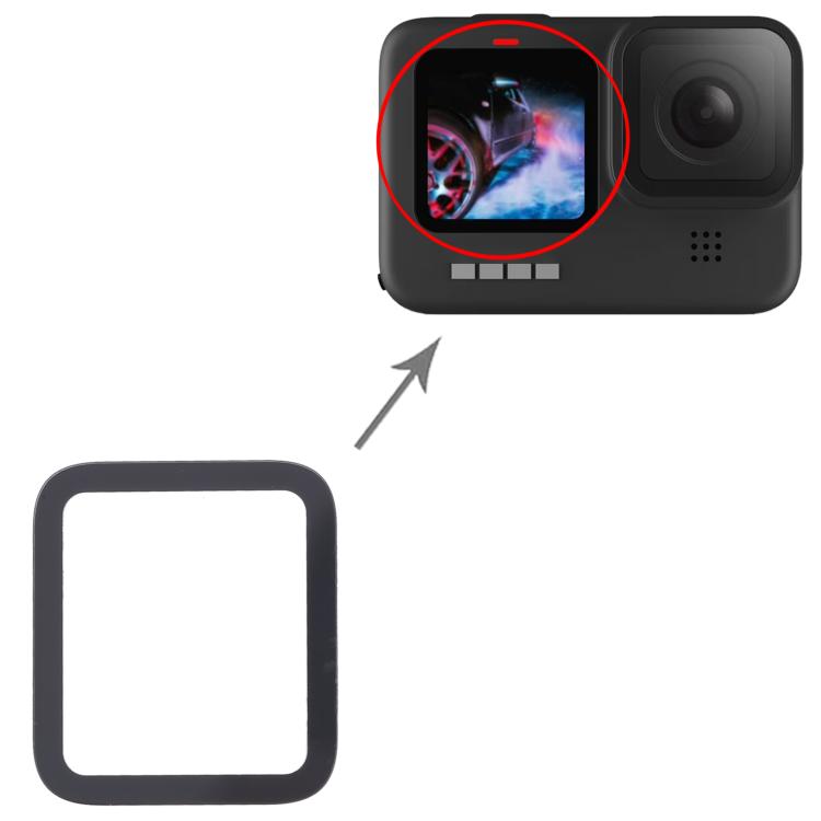 For GoPro Hero7 Silver Original Front Small LCD Screen Outer Glass Lens
