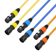 JC1015 XLR 3pin Male to Female Audio Cable, Length:10m(Green)