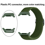 For Samsung Galaxy Watch Ultra 47mm Slide Buckle Nylon Braided Watch Band(Starlight)