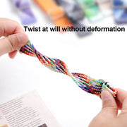 For Samsung Galaxy Watch Ultra 47mm Slide Buckle Nylon Braided Watch Band(Starlight)