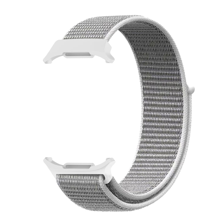 For Samsung Galaxy Watch Ultra 47mm Plastic Connector Nylon Loop Watch Band(Seashell)