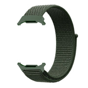 For Samsung Galaxy Watch Ultra 47mm Plastic Connector Nylon Loop Watch Band(Army Green)