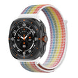 For Samsung Galaxy Watch Ultra 47mm Plastic Connector Nylon Loop Watch Band(Colorful) - Watch Bands by PMC TechLife | Online Shopping South Africa | PMC TechLife | Buy Now Pay Later Mobicred