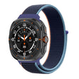 For Samsung Galaxy Watch Ultra 47mm Plastic Connector Nylon Loop Watch Band(Dark Navy Bblue) - Watch Bands by PMC TechLife | Online Shopping South Africa | PMC TechLife | Buy Now Pay Later Mobicred