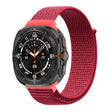 For Samsung Galaxy Watch Ultra 47mm Plastic Connector Nylon Loop Watch Band(Red) - Watch Bands by PMC TechLife | Online Shopping South Africa | PMC TechLife | Buy Now Pay Later Mobicred